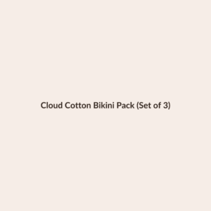 Cloud Cotton Bikini Pack (Set of 3)