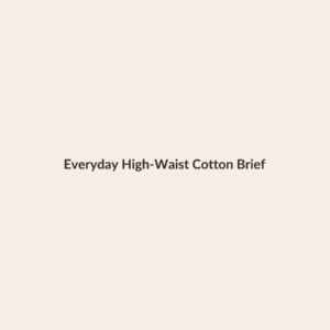 Everyday High-Waist Cotton Brief