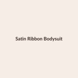 Satin Ribbon Bodysuit