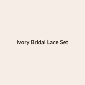 Ivory Bridal Lace Set