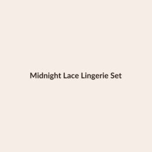 Midnight Lace Lingerie Set
