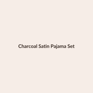 Charcoal Satin Pajama Set