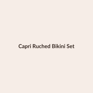 Capri Ruched Bikini Set