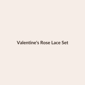 Valentine's Rosé Lace Set